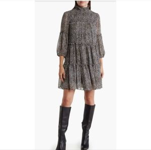 Taylor Leopard Print Dress